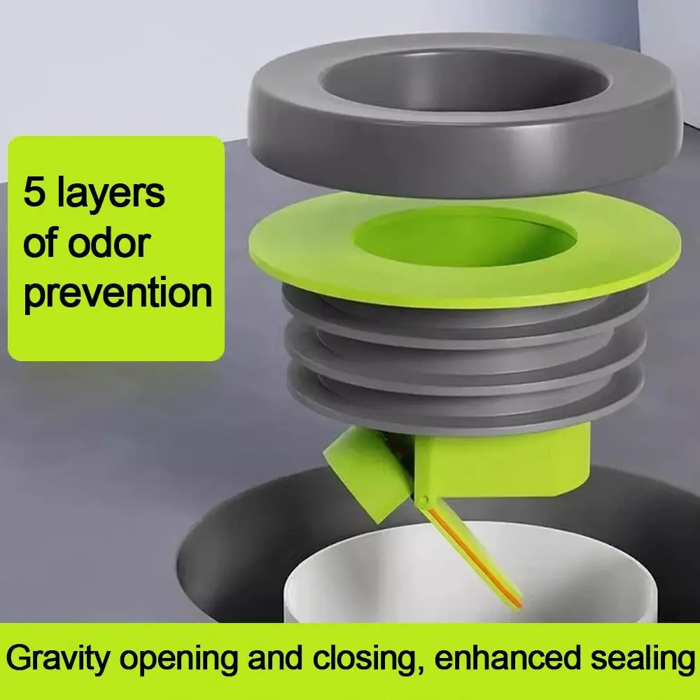 

Quick Setups Toilet Flange Leak-Proof Prevent Backflow Valve Toilet Flange Replacement Anti-backflow Convenient