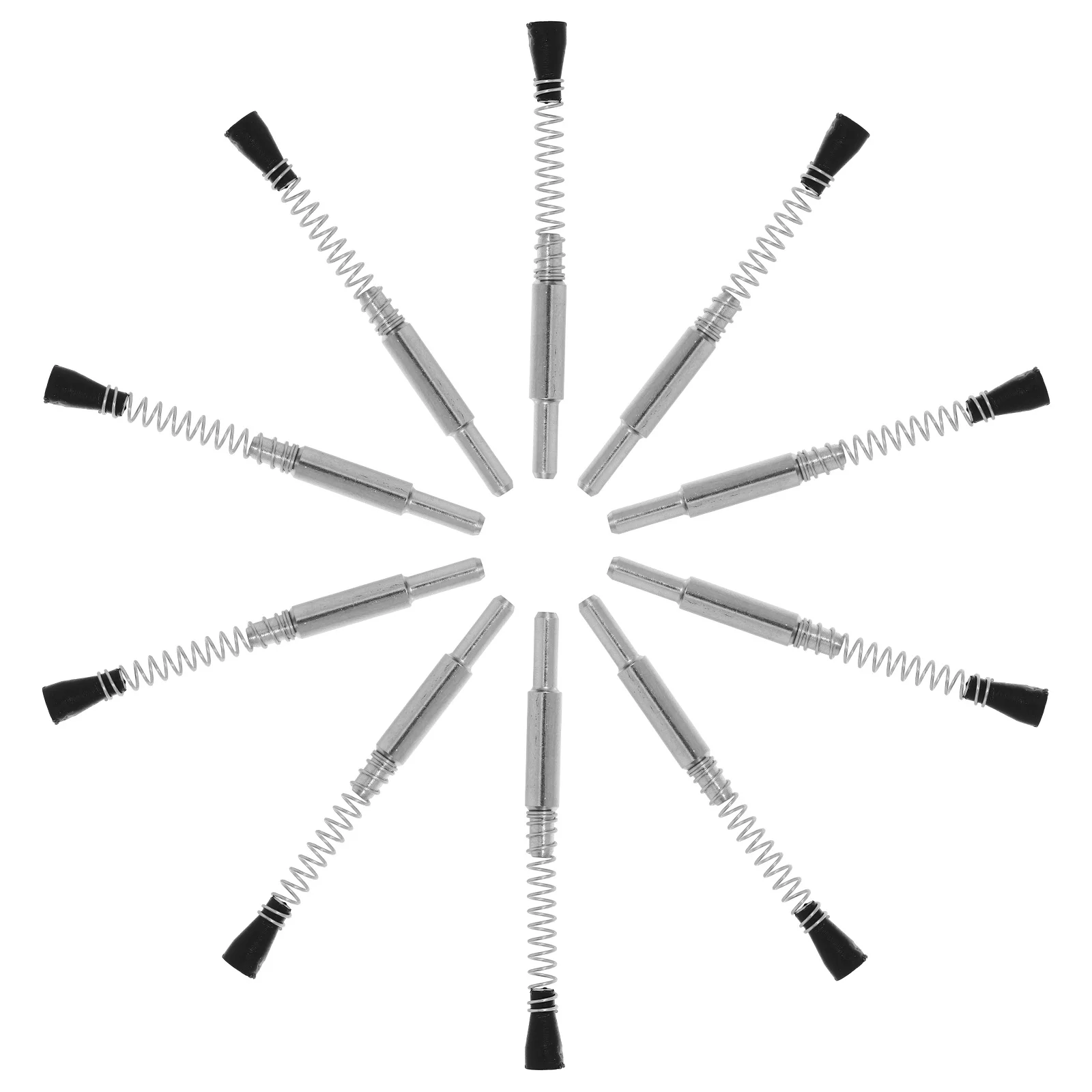 

25pcs Window Screen Plunger Latches Stainless Steel Caps Debris Protection Enhanced Security Window Screen Spring Clip Hardware