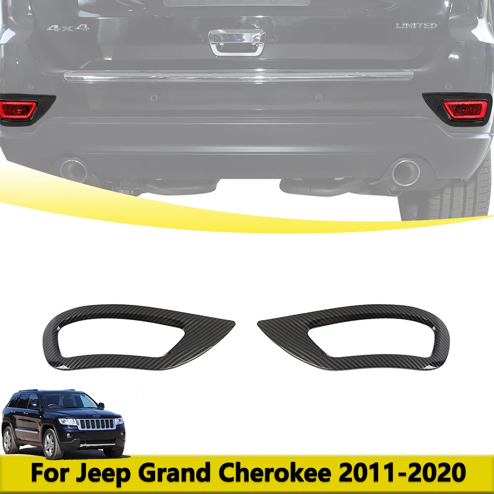 

Rear Fog Light Cover For Jeep Grand Cherokee 2011 2012-2020 Tail Lamps Covers Trim Exterior Decoration Car Styling Accessories