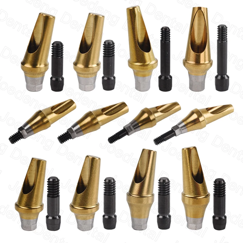 1 piece For Dental Accessories Restorative Use Prosthetic Component Angled Titanium Alloy For Osstem