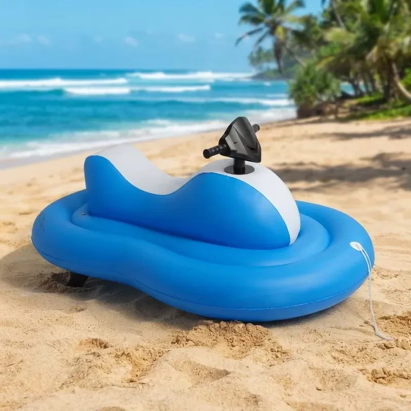 Electric Inflatable Floating Mat With Dual Propellers For Pool Water Fun Outdoor Swimming Entertainment Device New Arrival