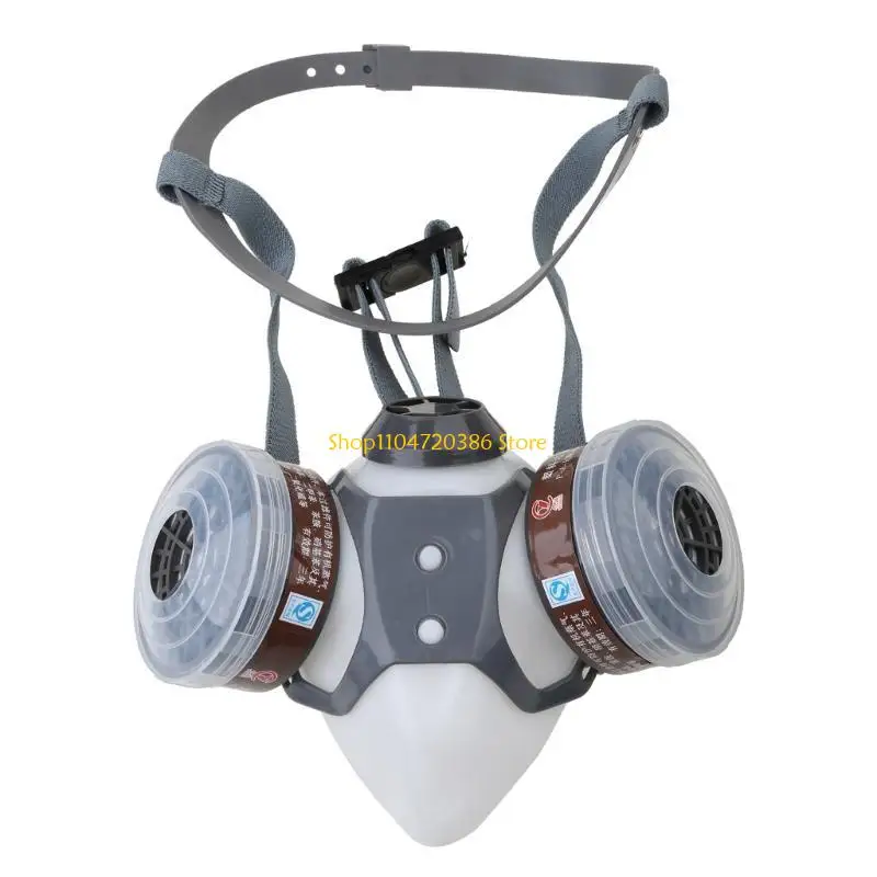 K0EA قناع تنفس كامل للوجه، قناع غاز، فلتر واقي من الغبار، مناسب للطلاء