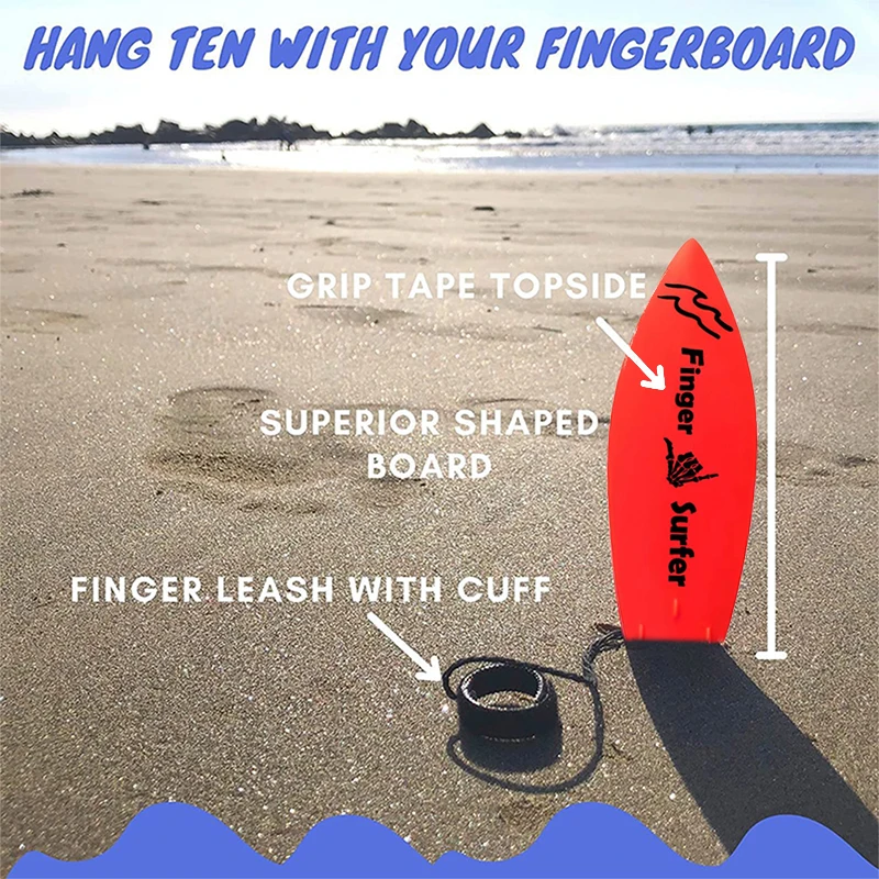 Creative Finger Surfboard Fingerboard Toy For Wind Mini Surf Board For Kids And Surfers Birthday Gift Mini Surfboard For Party