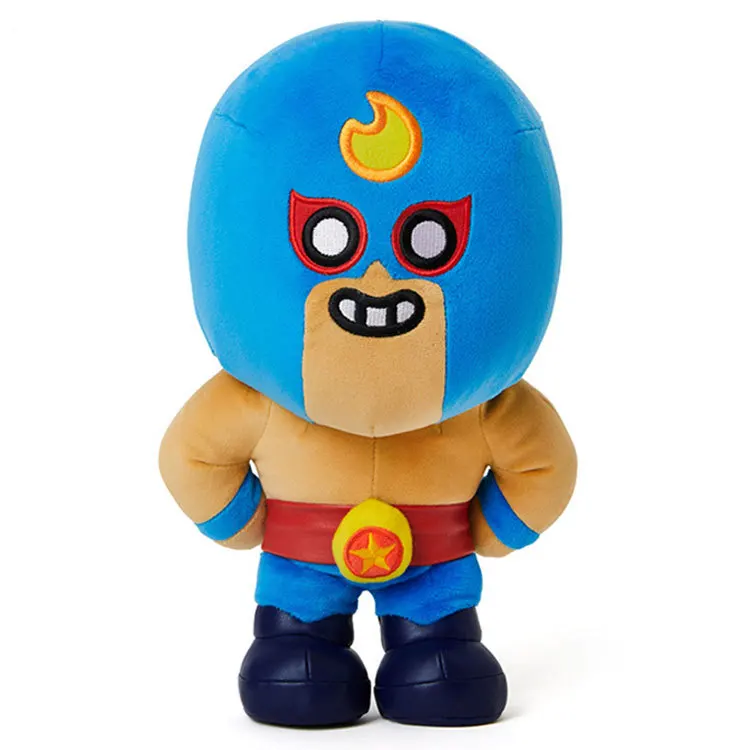 Brawlers Game Spike Crow Primo Leon Poco Doll Surrounding Plush Dolls Toy Game Characters Children Room Decoration Birthday Gift