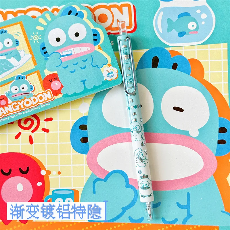 Imagem -03 - Sanrio Cartoon Gel Pen Palhaço Peixe Pen Meia Sereia Signature Pen st Head Harden Papelaria Estudante Presente de Abertura 24 Pcs