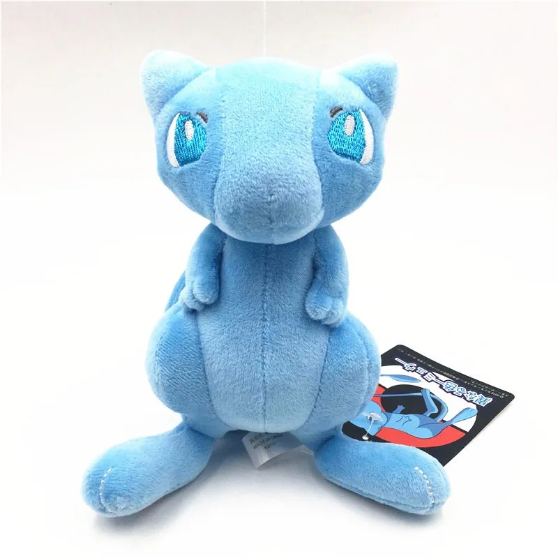 

18cm Kawaii Plush Toy Cute Blue Mewtwo Plush Doll Stuffed Animal Kids Birthday Gift for Children
