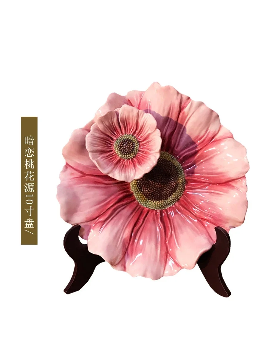 السيراميك الديكور ديكور المنزل رسمت باليد العتيقة رف سوينغ لوحة الخزف لوحة اكسسوارات المنزل الجنية حديقة المنمنمات