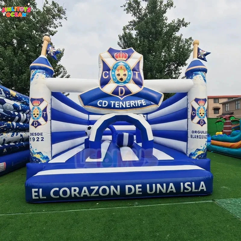 High Quality Outdoor Commercial Rentals Fun Kids Party Sports Football Inflatable Bounce House Trampoline Bouncy Castle