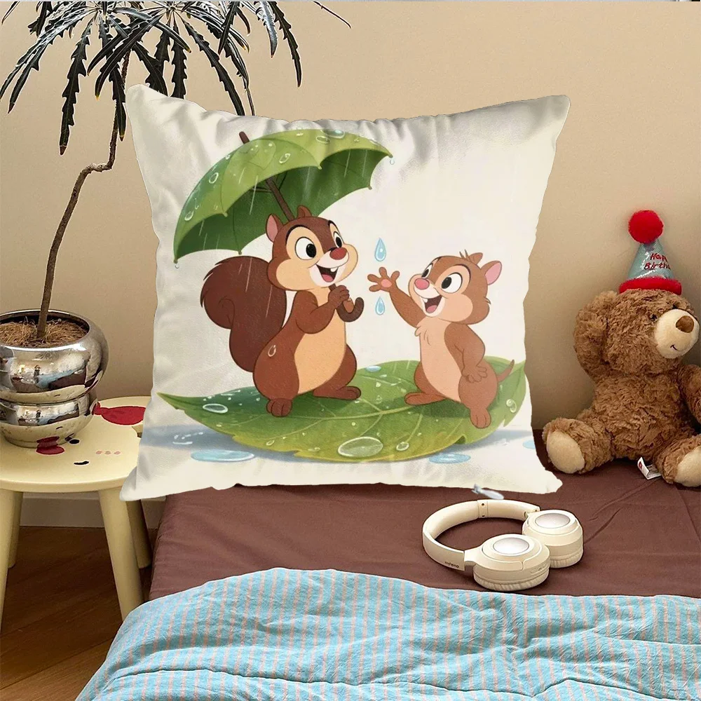 Kawaii C-رقائق وديل المخدة غطاء الوسادة 45x45 الوسائد الزينة عيد الميلاد الديكور 2026 هدية شخصية الشمال المنزل #5