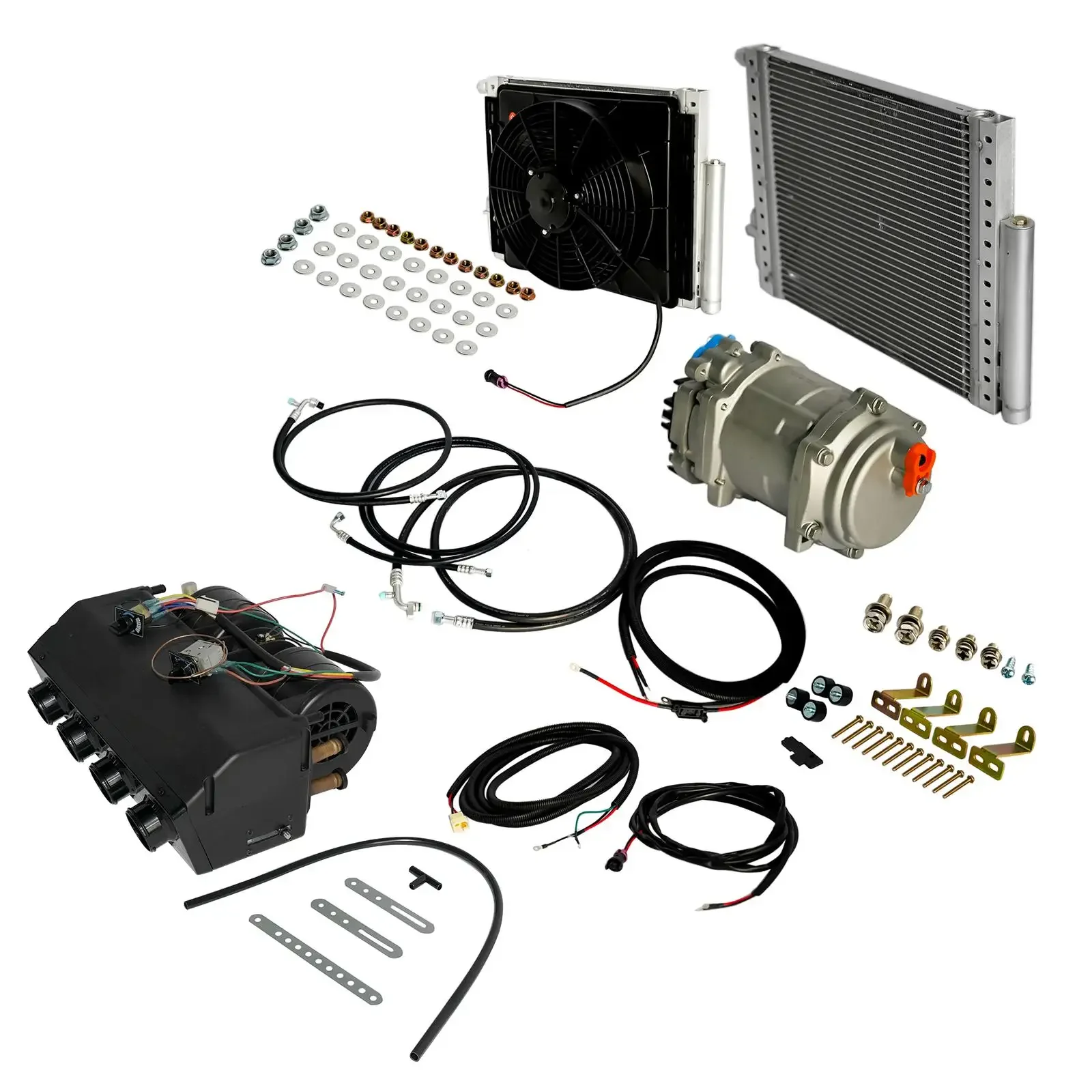 AP03 A/C Kit Universal 12V Under Dash Aire acondicionado Unidad de CA de enfriamiento de ahorro de energía