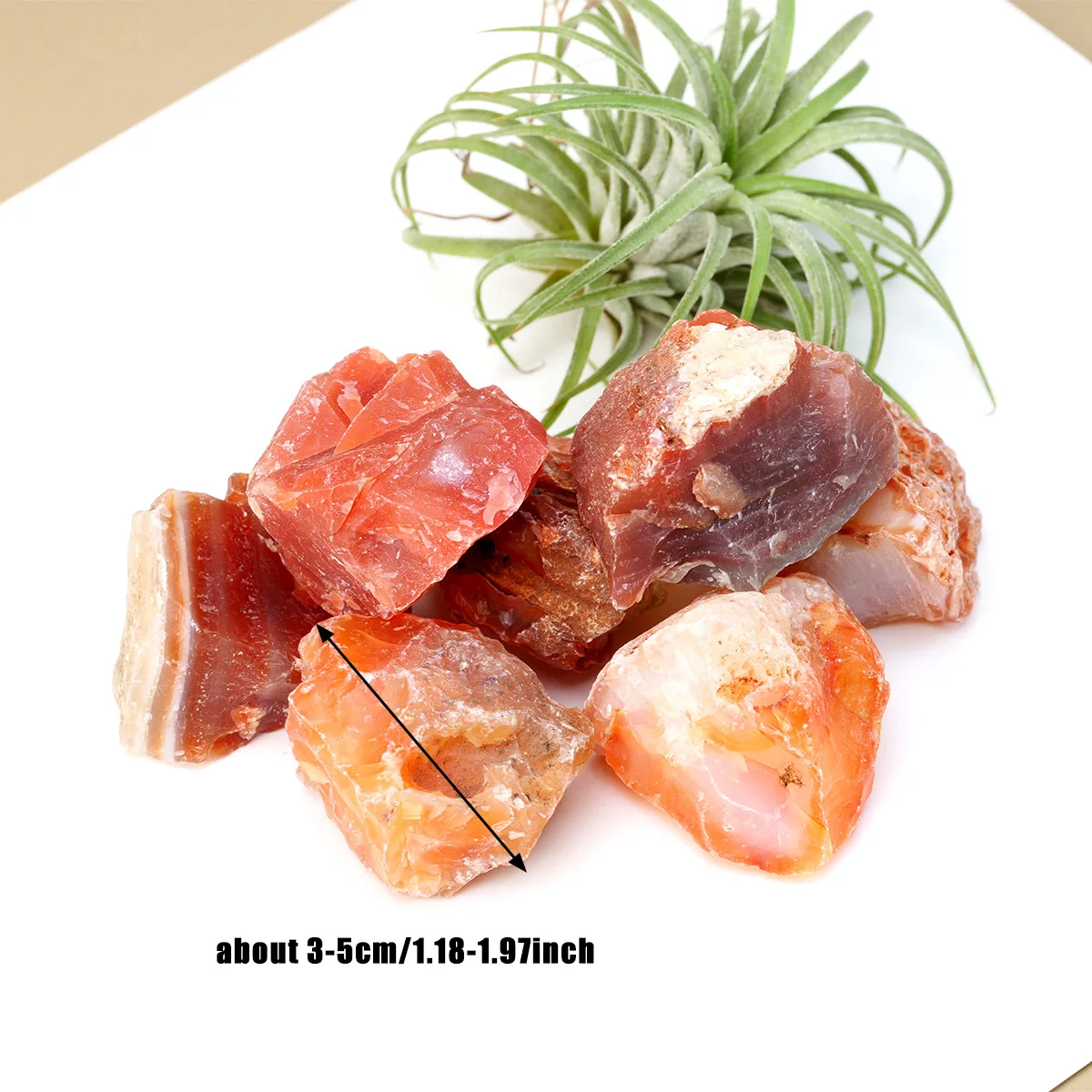 1/3PCS Natural Crystal Raw Stone Carnelian Diffuser Minerals Specimen Raw Mineral Decorative Irregular Stone