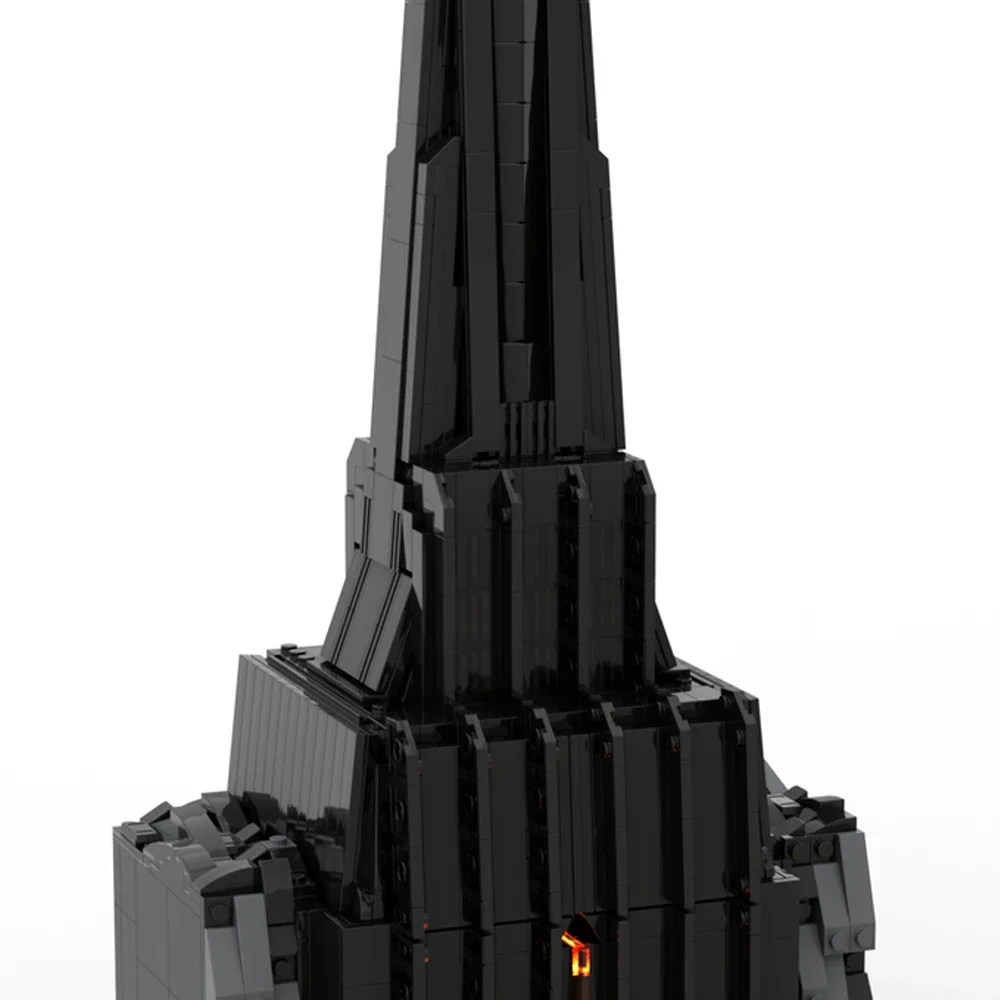 Gobricks moc arquitetura preta villa fortaleza vader bloco de construção conjunto world of warcraft castelo escuro educação tijolo crianças brinquedos