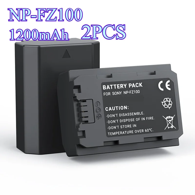2Pcs 1200Mah Replac… - image