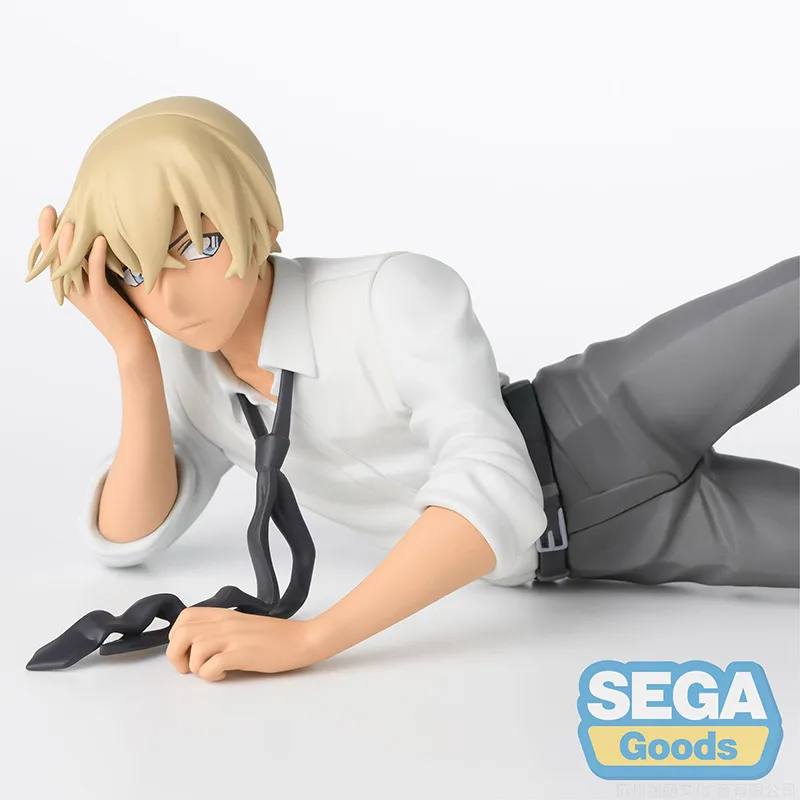 

18cm SEGA Genuine Detective Conan Furuya Rei prone position Noodle Stopper Anime Action Figure Model Toys Gift for Birthday