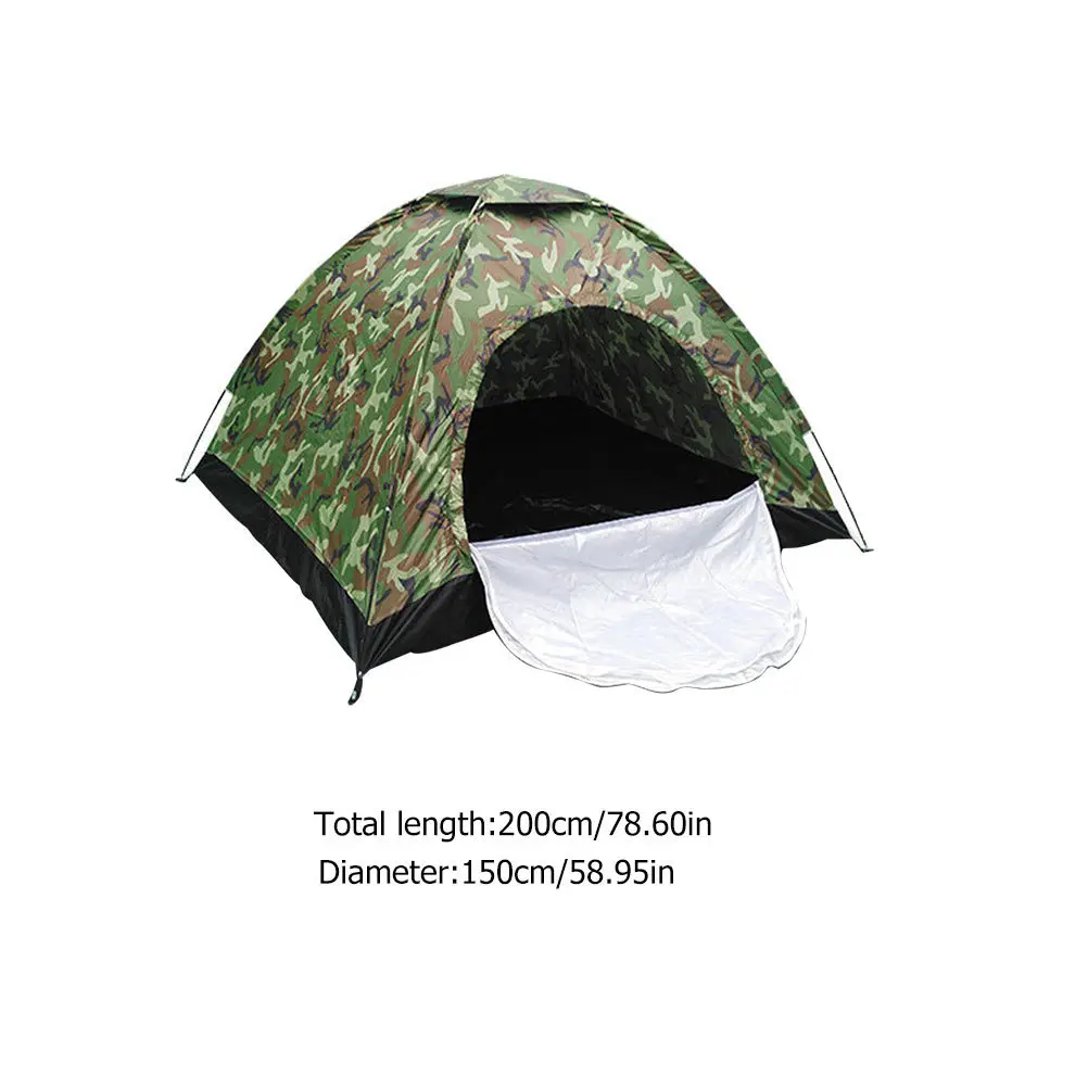 

Outdoor Tent Double Camping Emergency Shelter Water Proof Resident Nylon Travel