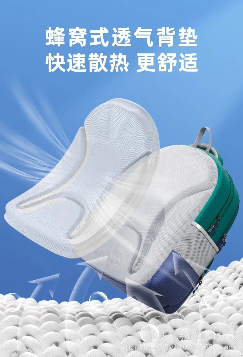 school bag Kids backpack water proof Preschool Ages 6-18 Spine protection Reduce the burden Large capacity