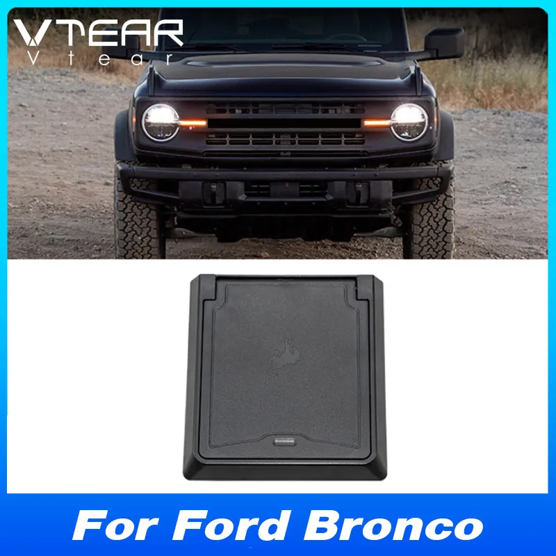 For Ford Bronco Car Armrest Hidden Storage Box Organizer Interior Modification Product Accessories 2021 2022 2023