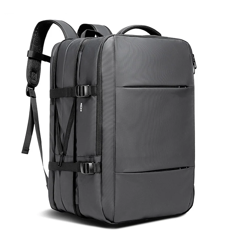 17 Inch Laptop Backpack Expandable Men\'s Business Commuting Backpack Spacious Travel Backpack