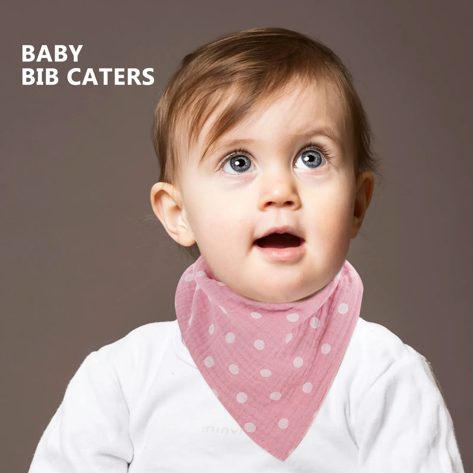 

Baby Drool Bib Cotton Soft Bandana Bib for Teething Infant Saliva Absorbent Breathable Baby Bibs for Feeding and Drooling