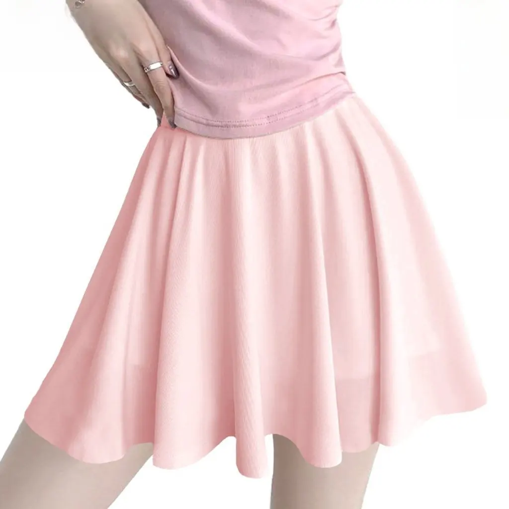 

Orange Element High-End Pleated Skirt for Women Summer Vacation Quick-Drying Versatile Sports Skirt Fashionable Two-Piece Set