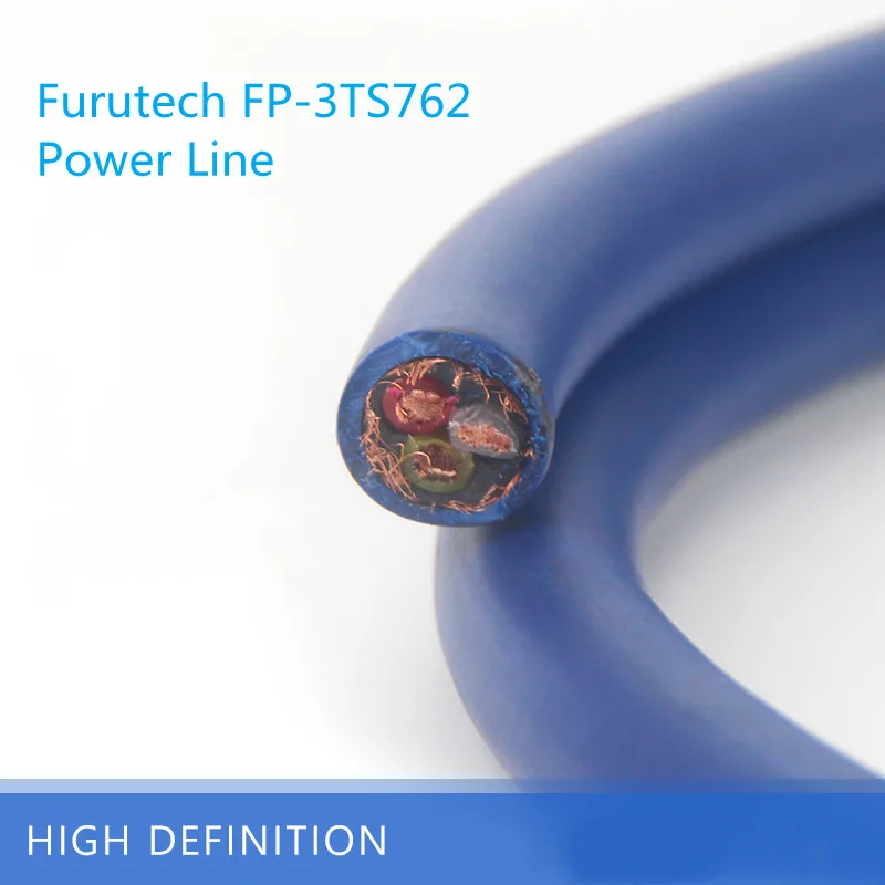 Fever Grade Furutech FP-3TS762 Power Cable Purple Shirt Dragon King OFC Copper HIFI Audio Amplifier Power Cord