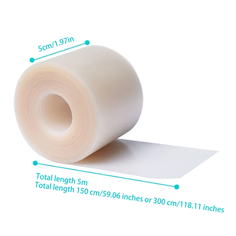 1Pc Hydrocolloid Roll For Wound Care Hydrocolloid Patch Bandages With Self-Adhesive Bed Sore Bandages Highly Absorbent For Burn