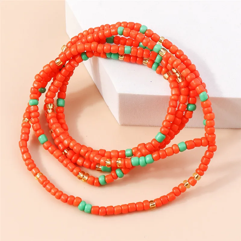 Böhmisches handgefertigtes Perlenarmband für Frauen, Sommer, mehrschichtig, bunte Perlen, Kette, Armreifen, Mädchen, Boho-Schmuck, Großhandel in großen Mengen – Detail 10