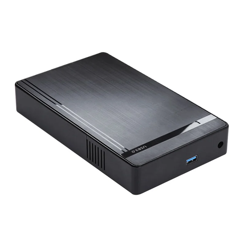 Gabinete HDD de 3,5 polegadas Gabinete HDD externo SATA de 3,5 polegadas para disco SSD de 2,5 "3,5" US PLUG-X64A