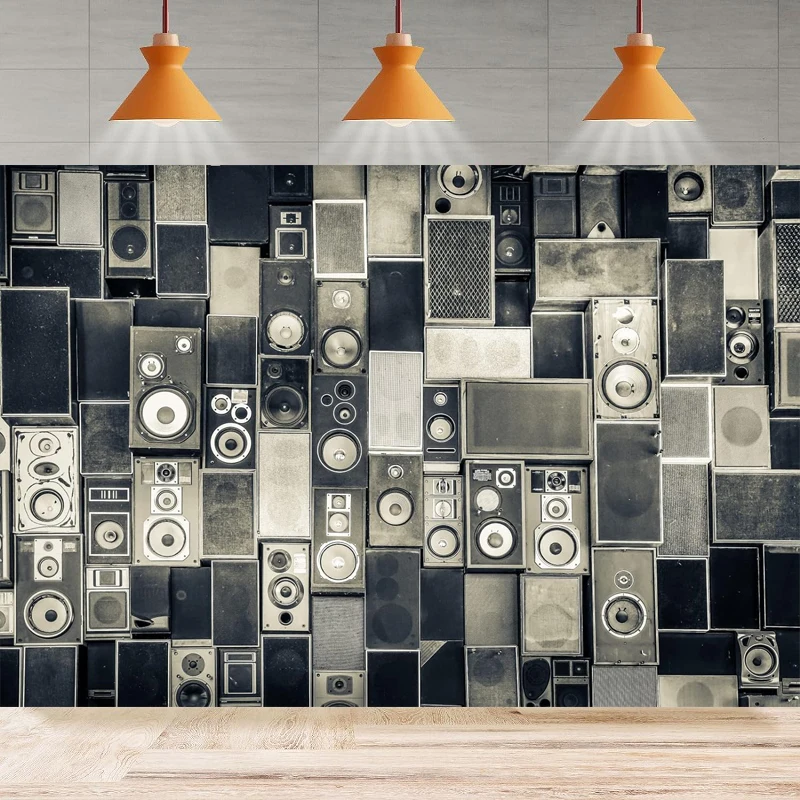 Винтажный стиль, смешанный фон для радиосъемки, музыка радио, бумбокс, 70-е, 80-е годы, стильный фон для домашней вечеринки, настенный баннер Винтажный стиль, смешанный фон для радиосъемки, музыка радио, бумбокс, 70-е, 80-е годы, стильный фон для домашней вечеринки, настенный баннер