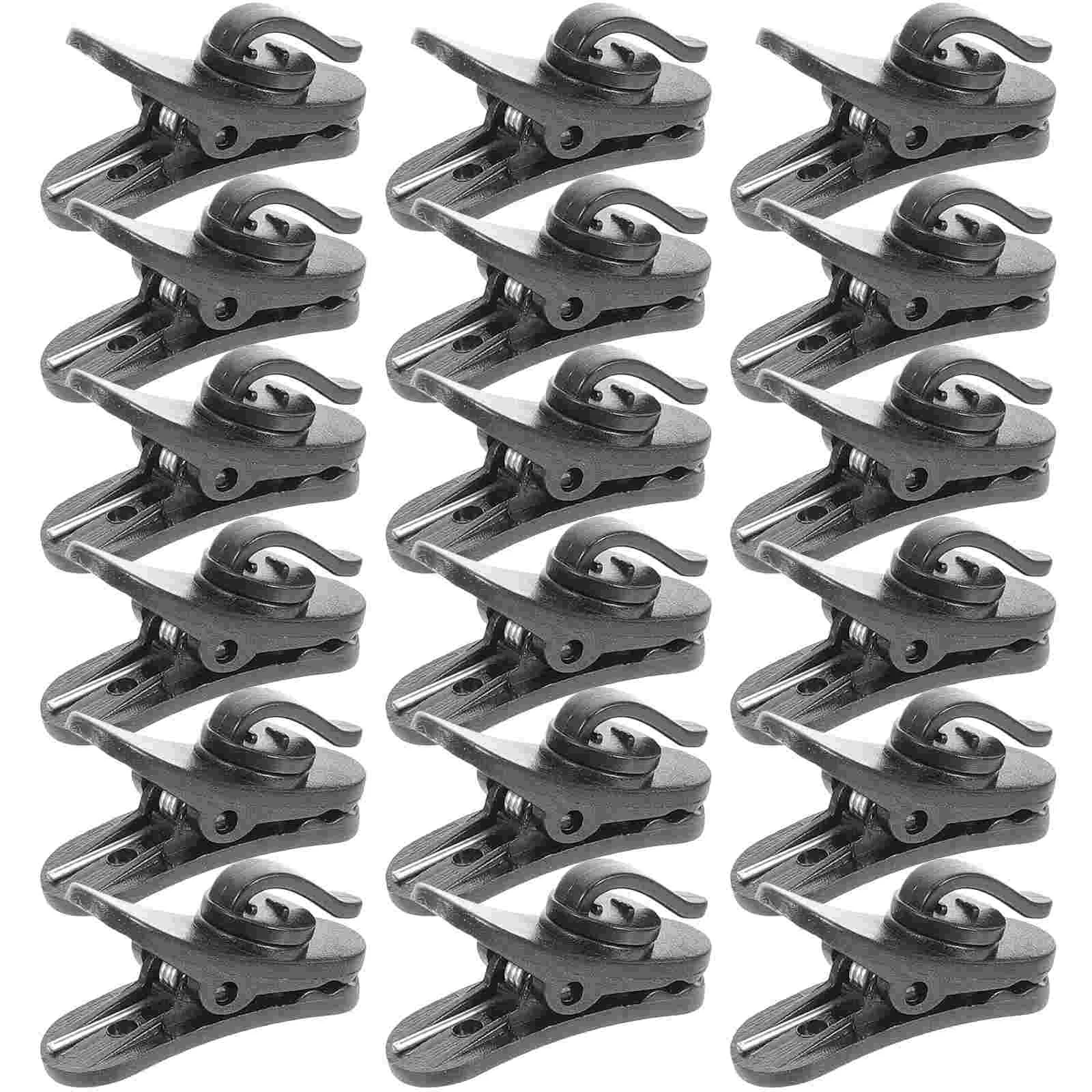 20Pcs Lavalier Microphone Clips Lapel Mic Cord Clamps Mic Holders Collar Clips Replacement mic clips mic clamp