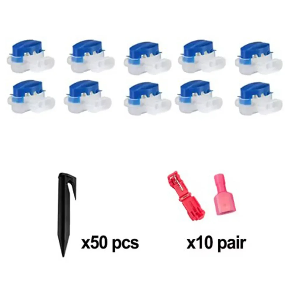 

1 Set Cable Replacement Kit With Pins Cable Connectors Connection Terminals For Lawn Mowers Accessories