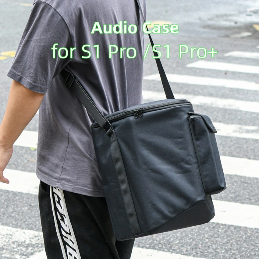 

For S1 Pro Audio Protective Case Nylon Crossbody Speaker Bag Audio Accessories