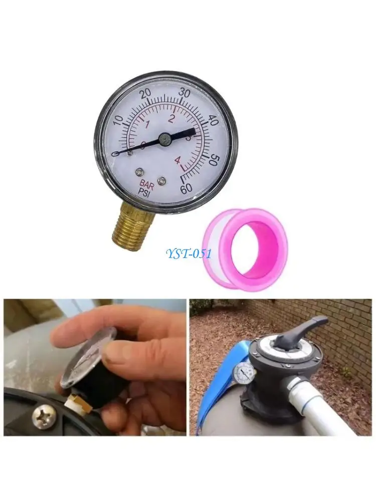 

E15A Stable Pressure Flexible Pressure Gauges Convenient Pressure Meter Precise Meter for Laboratory Experiments