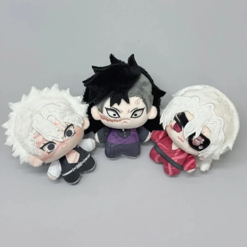 Autêntico novo em estoque ghost slayer lâmina 10cm algodão boneca morto por kawashiya genmi shitengen boneca pingente brinquedo de presente de natal