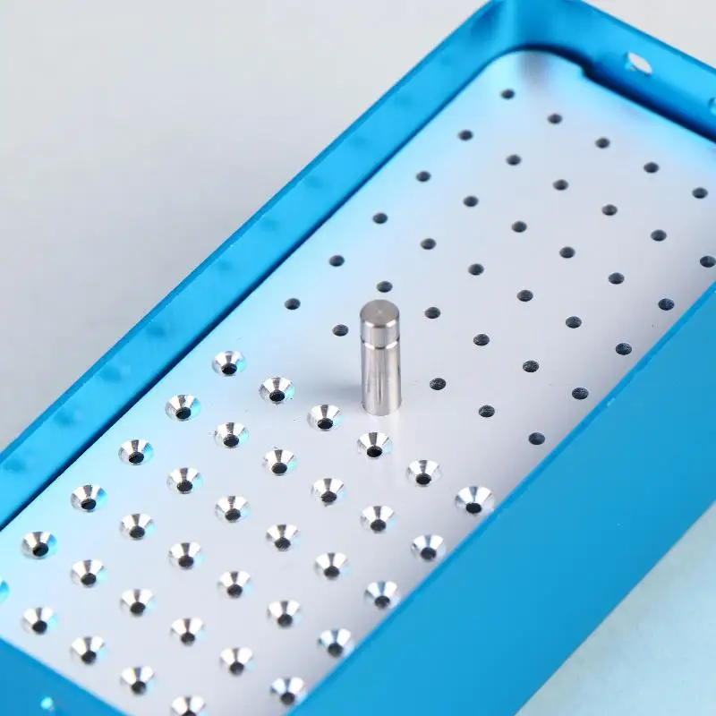 

For Case Burs Dental Fi 72 Hole Aluminium Autoclave Sterilizer Dental Bur Sterilizer Box