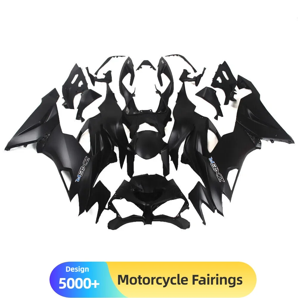 

Black Fairing Kit for KAWASAKI ZX6R 2019-2023 with Premium ABS Plastic Construction Offering Custom Paint Ready Options