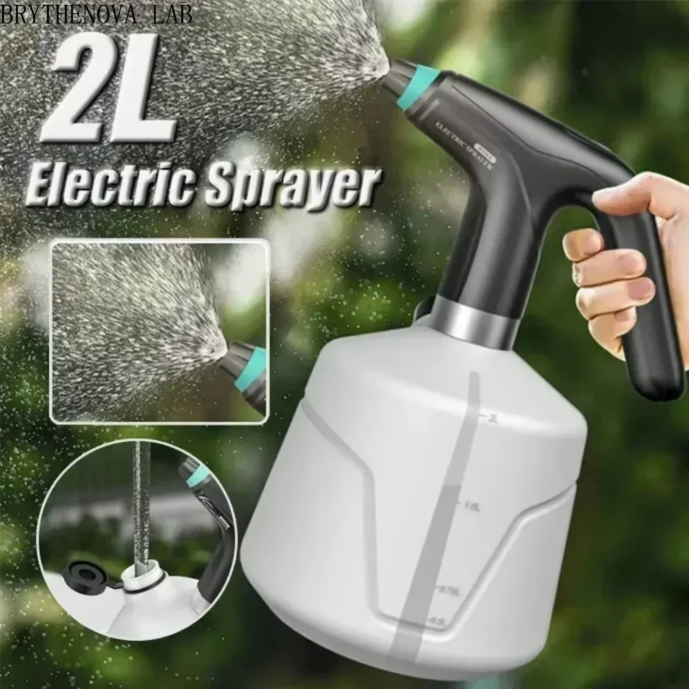 2L Agricultural Electric Spray Household Automatic Water Sprayers Disinfection Garden Irrigation Tools Watering Electric Can