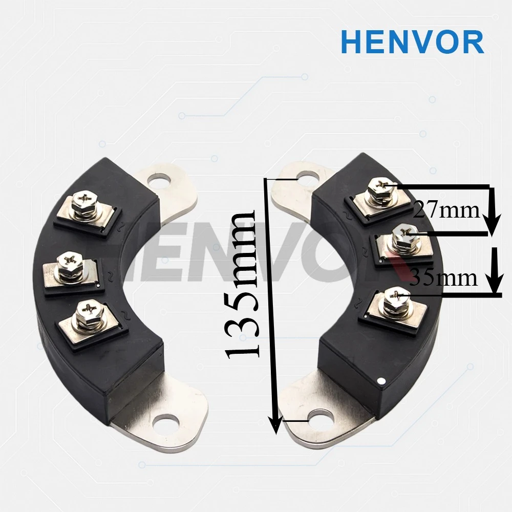 2024 Three Pillars 100A Alternator Diode Rectifier Bridge Module Kit MXG100A-12 MXY100A-12, 135MM Generator Rectifier Bridge