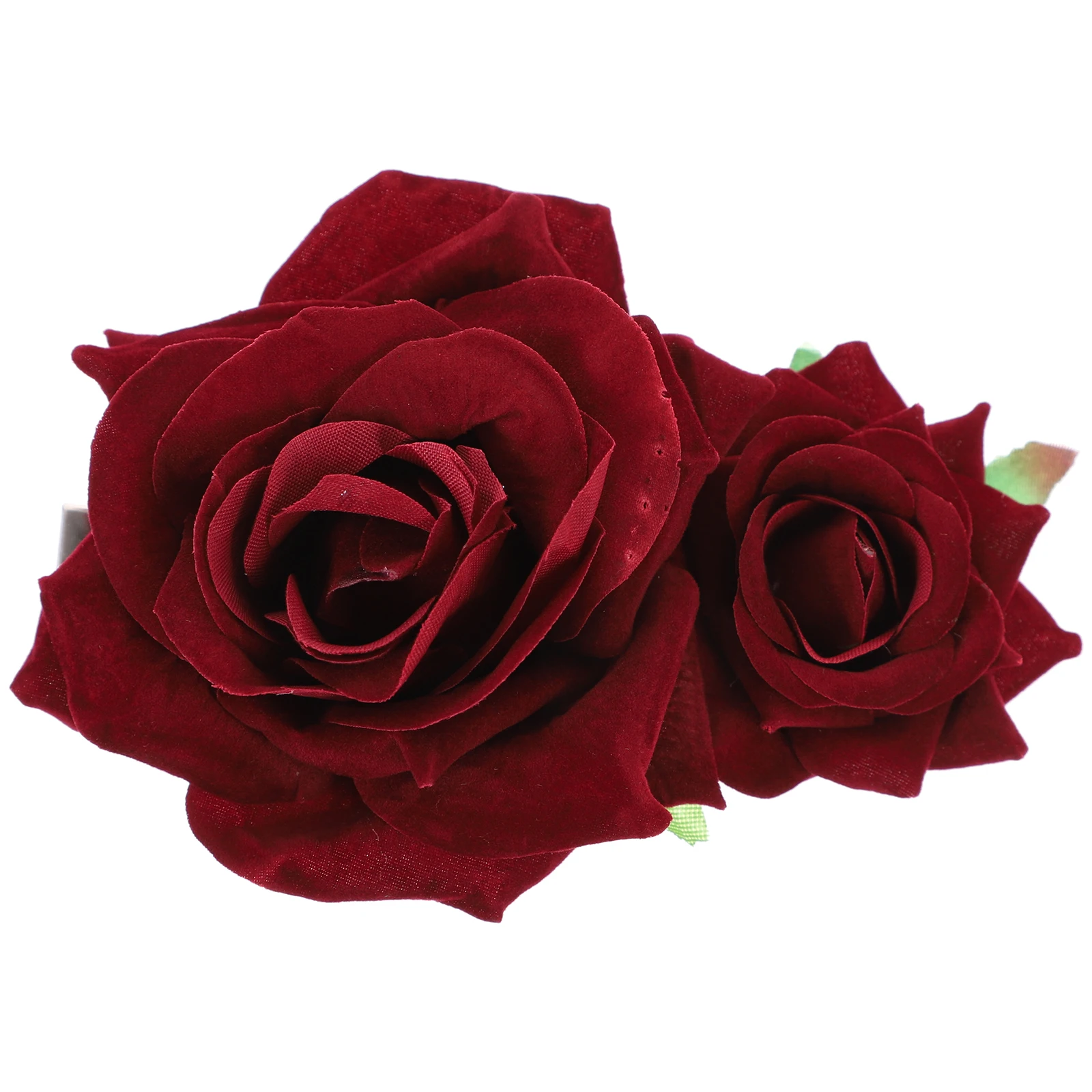 

1pc Rose Flower Hairpin Elegant Artificial Brooch Pins for Wedding Party Accessories Women Valentine Day Bride Bridesmaid