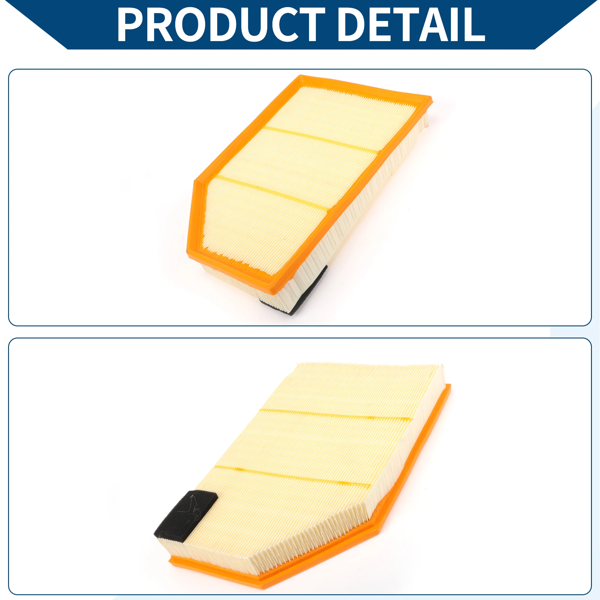 

X Autohaux Car Engine Air Filter No.30748212 for Volvo S60 15-16 L4 2.0L Long Life Filter Element Air Cleaner 1 Pcs