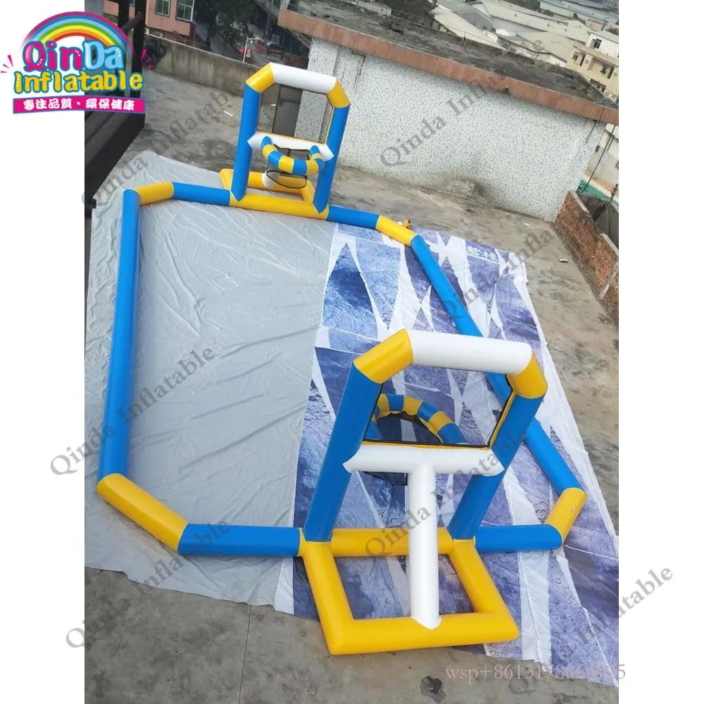 Shipping Free Customized Water Basketball Court Inflatable Basketball Arena Field For Carnival Sport Game