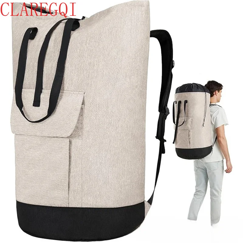 115L Ultra Large capacity travel laundry bagStorage of dirty clothes laundry backpack dorm room essentials for guys be on foot