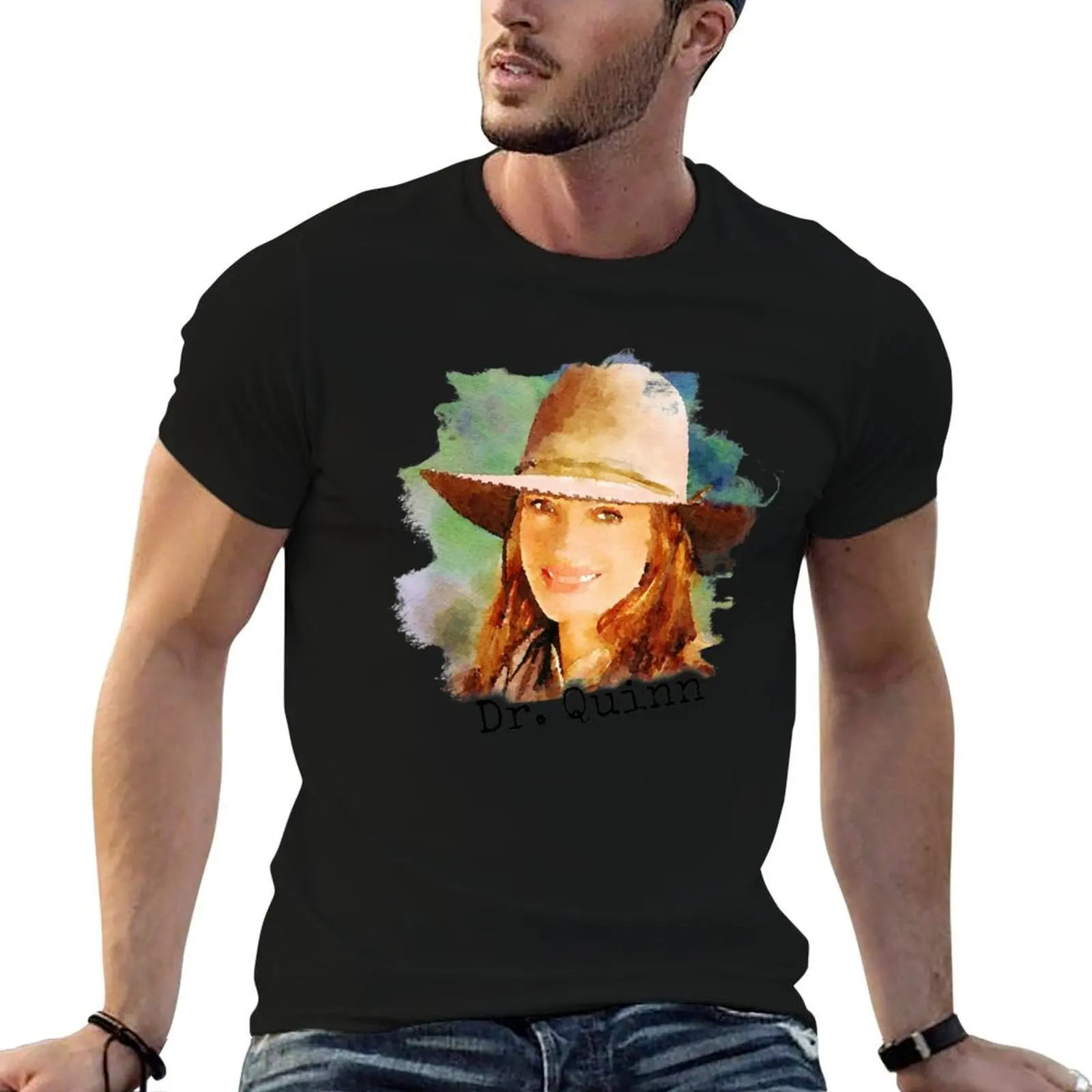Camiseta Dr. Quinn Medicine Woman, roupa de rua, moletom, roupas masculinas plus size