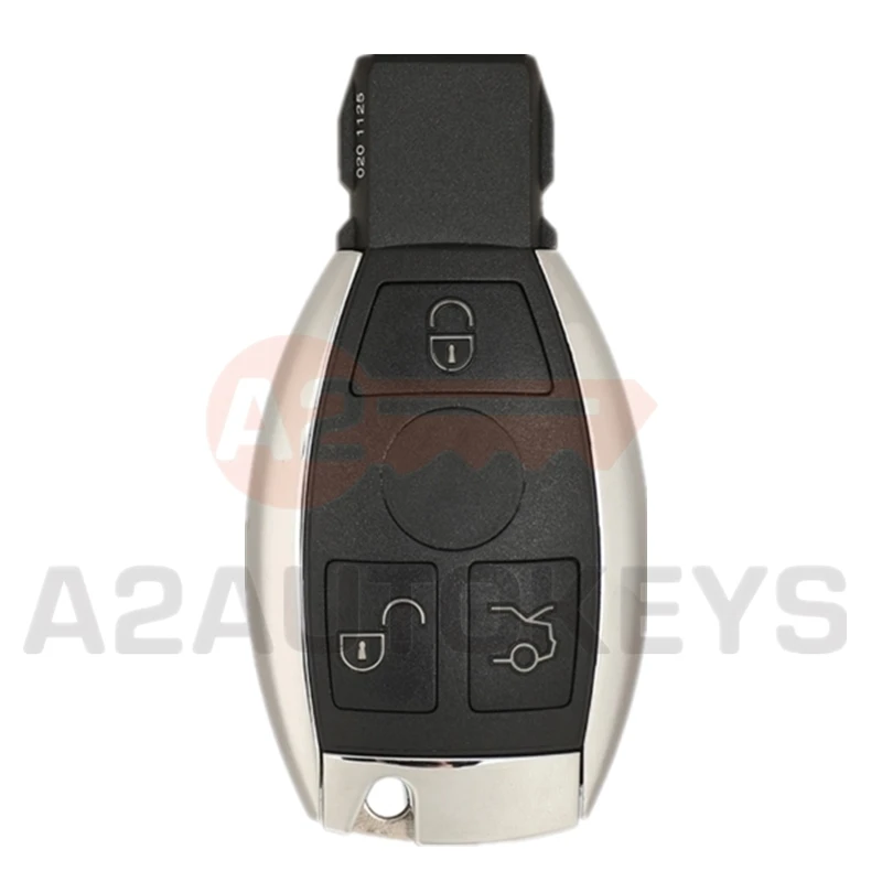 

A2AUTOKEYS 3 Bottons Replace Car Key Housing Remote Case Shell For Mercedes Benz CL SLk CLK C E S Class BGA NEC Dual Battery