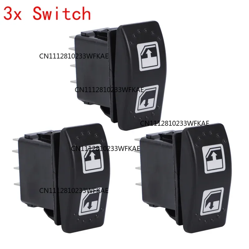 3x Left Hand LH Power Window Control Switch Driver for Can-Am Defender HD8 HD10 fit Can Am
