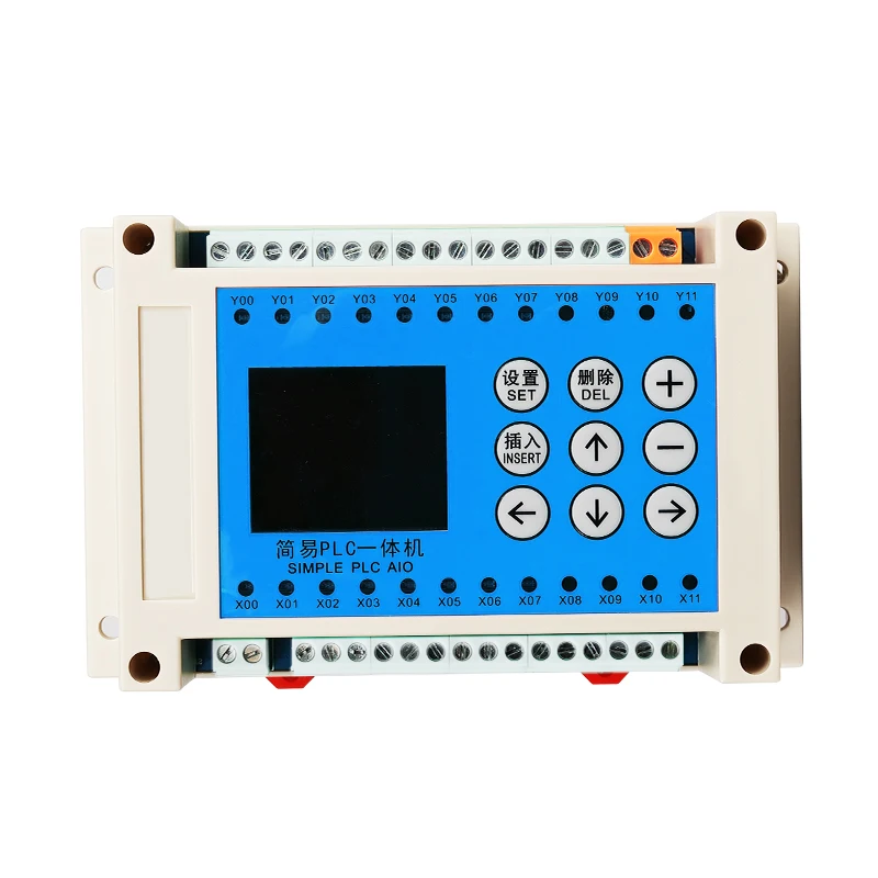 Simple PLC  12 Input and 12 Output Relay Output  RTU  2-Channel Analog Inputs 0-20mA 0-10V with RS485 RTU for HMI