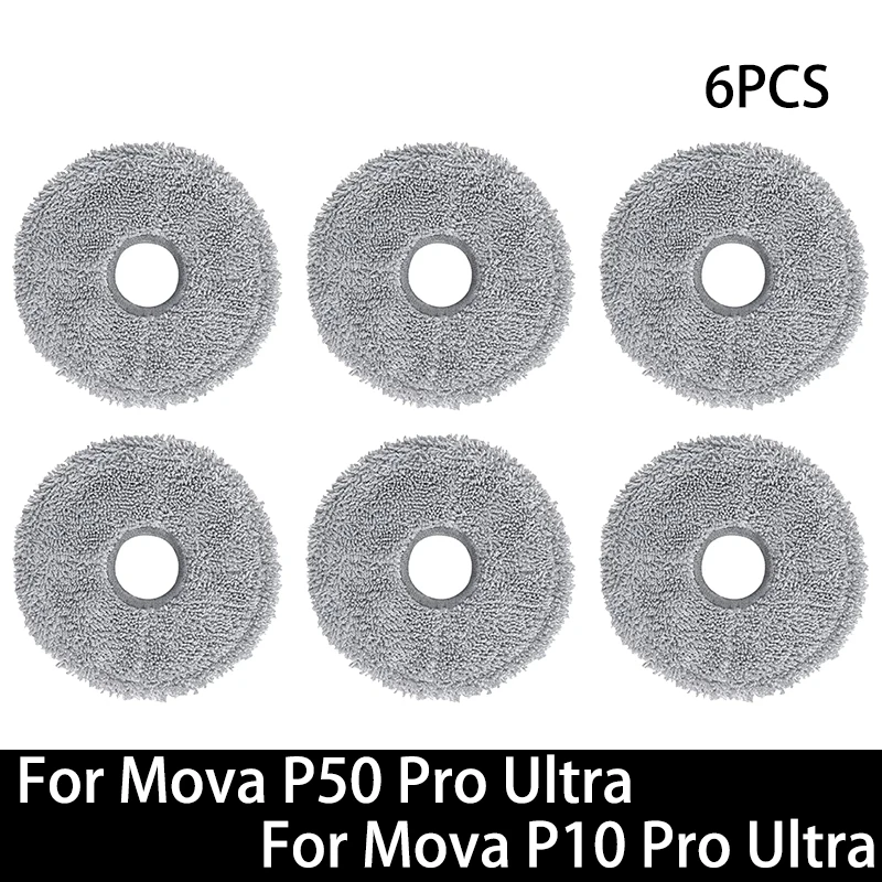 Reserveonderdelen voor Mova P50 Pro Ultra / Mova P10 Pro Ultra robotstofzuiger: hoofdborstel, zijborstel, HEPA-filter, dweil, stofzak, accessoires