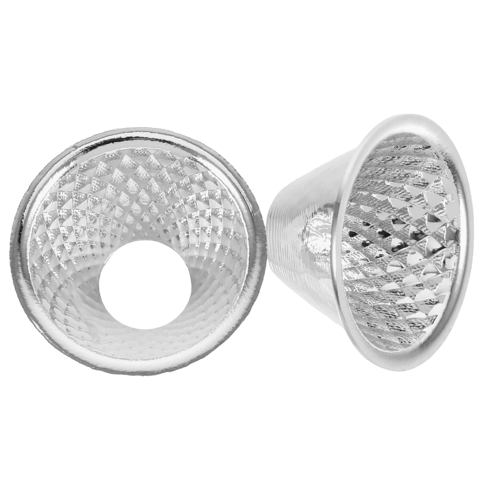 

2Pcs Flashlight Reflector Accessory High Efficiency Reflecting Plate for Brighter Output Indoor Outdoor Repair Upgrade Lighting