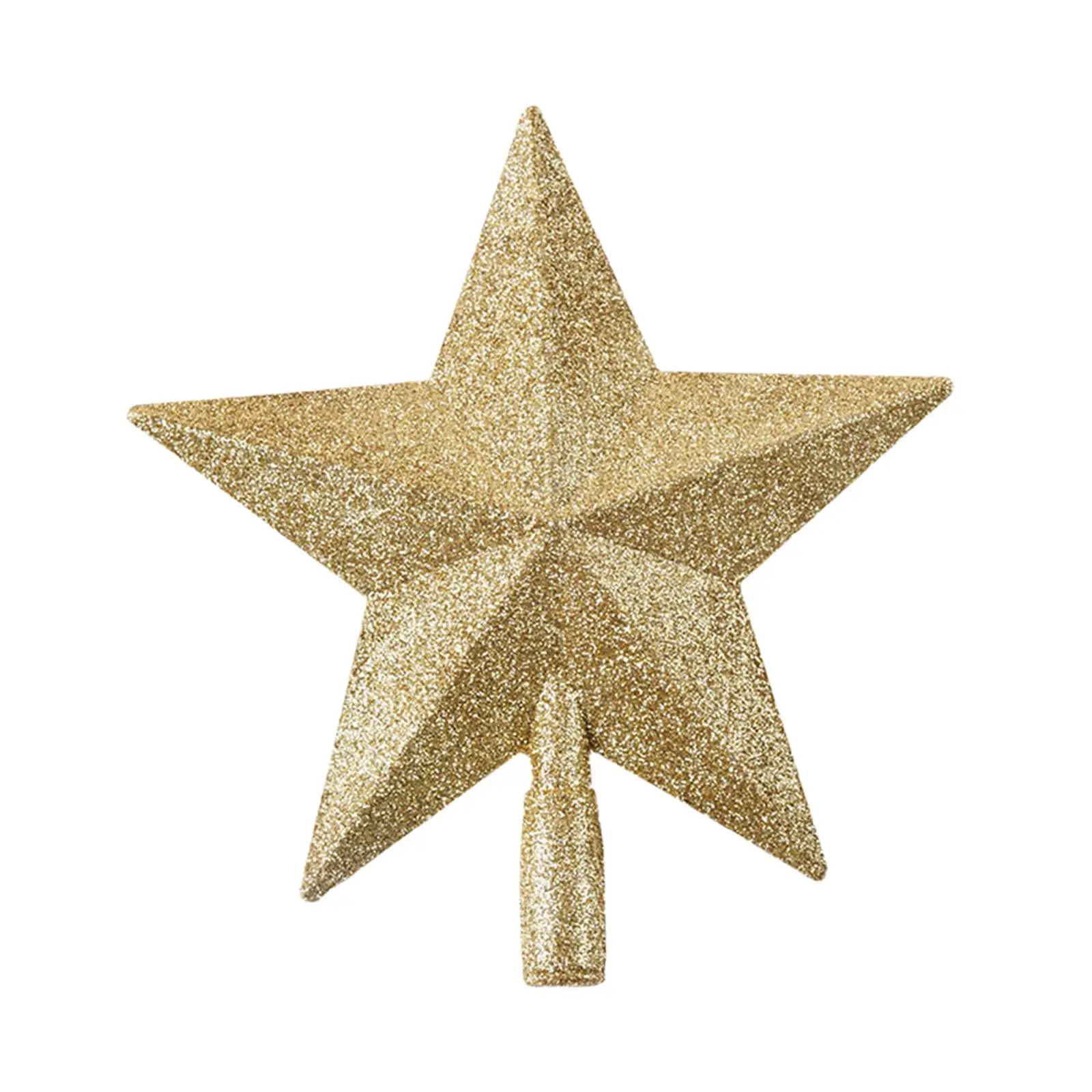 Christmas Tree Top Star Ornament Plastic Sturdy Topper Easy to Install for Christmas Decor