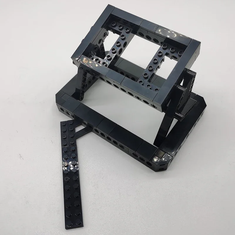 Moc-Juego de ladrillos con soporte de exhibición para coches, máquina del tiempo futuro, apto para bloques de construcción 10300, modelo que muestra juguetes de ladrillos, regalo